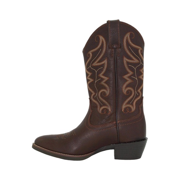 Men'S Stampede Square Toe Western Boots - Ee Width In Brown - Picture 2 of 4